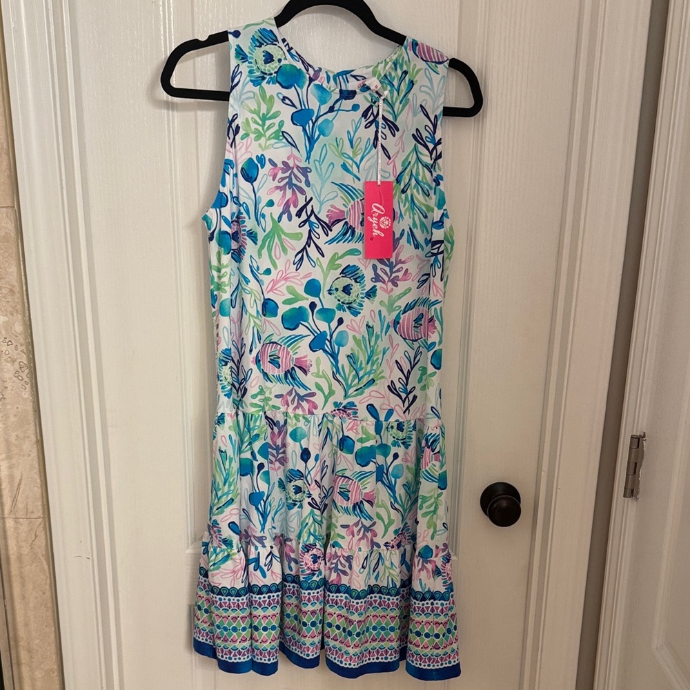 Aryeh Floral Dress - Blue and Pink